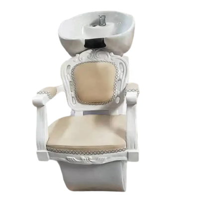gold shampoo chair